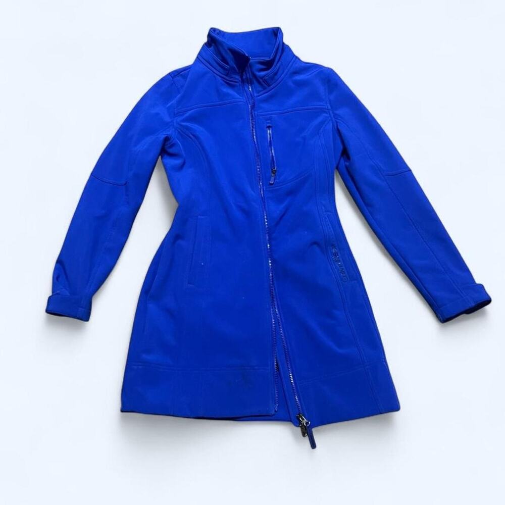 Calvin klein long blue jacket